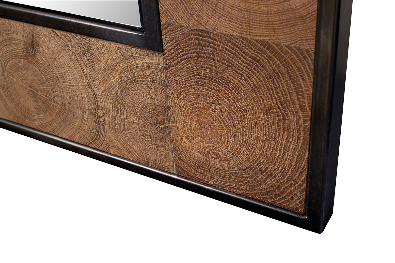 Celestine Oak Mirror