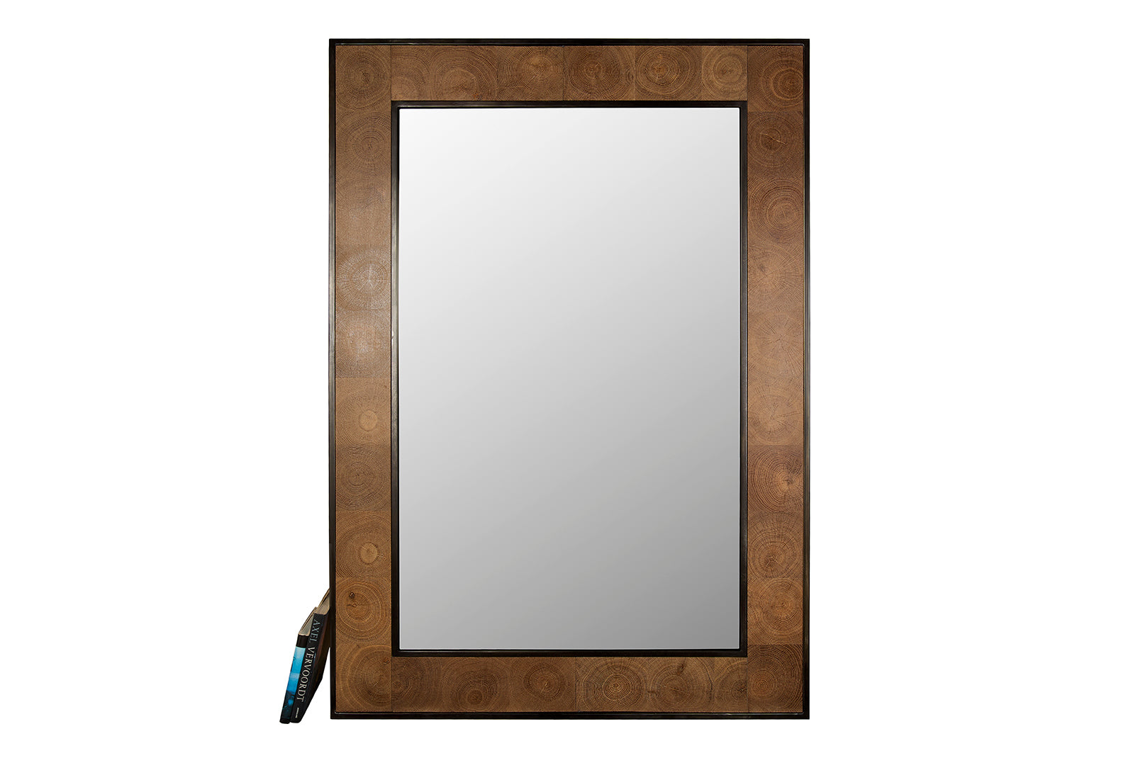 Celestine Oak Mirror