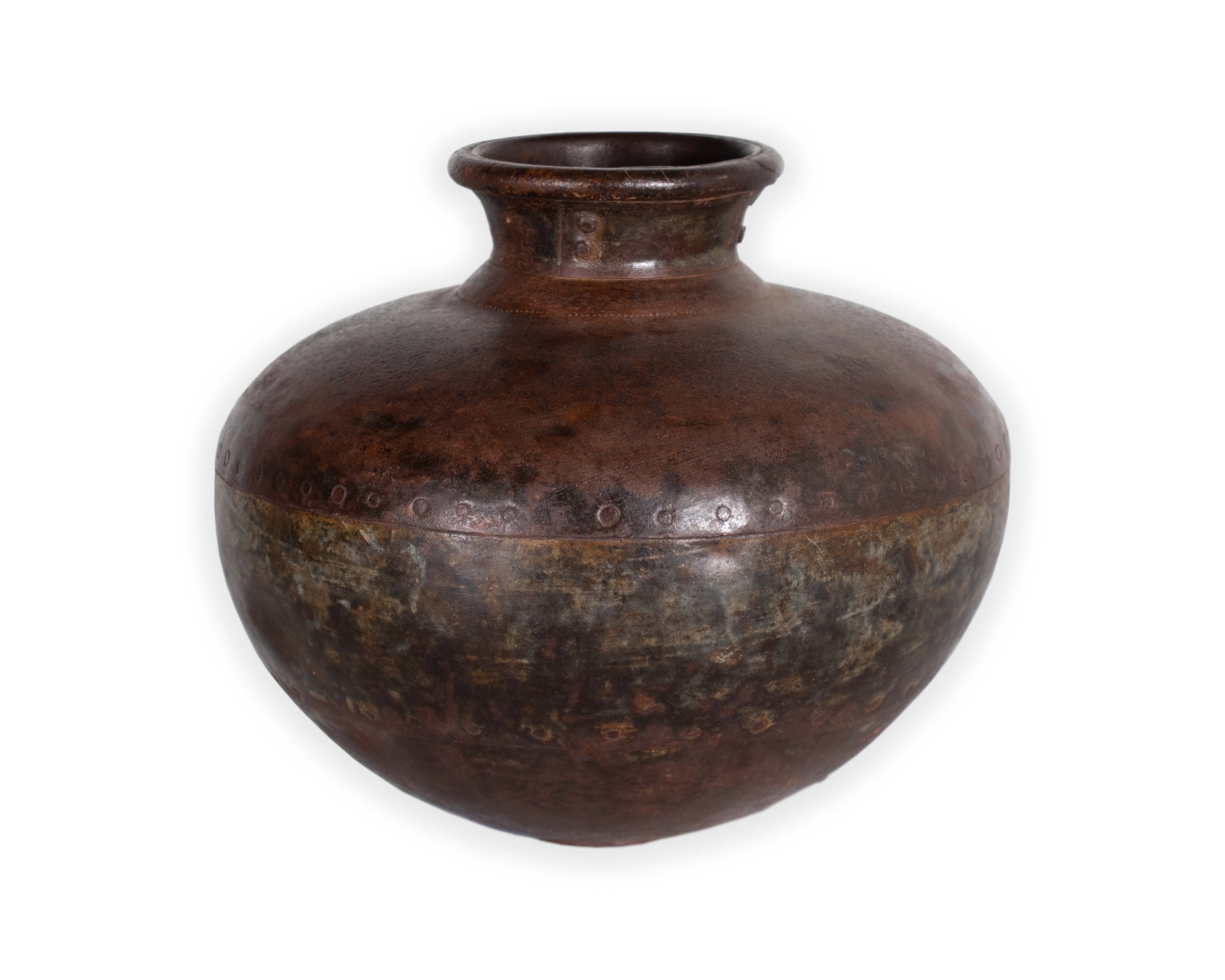 Metal Jar with Panel Design