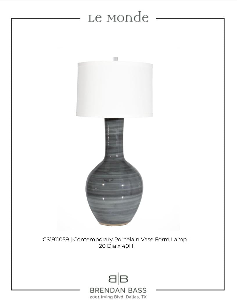 Contemporary Vase as Table Lamp