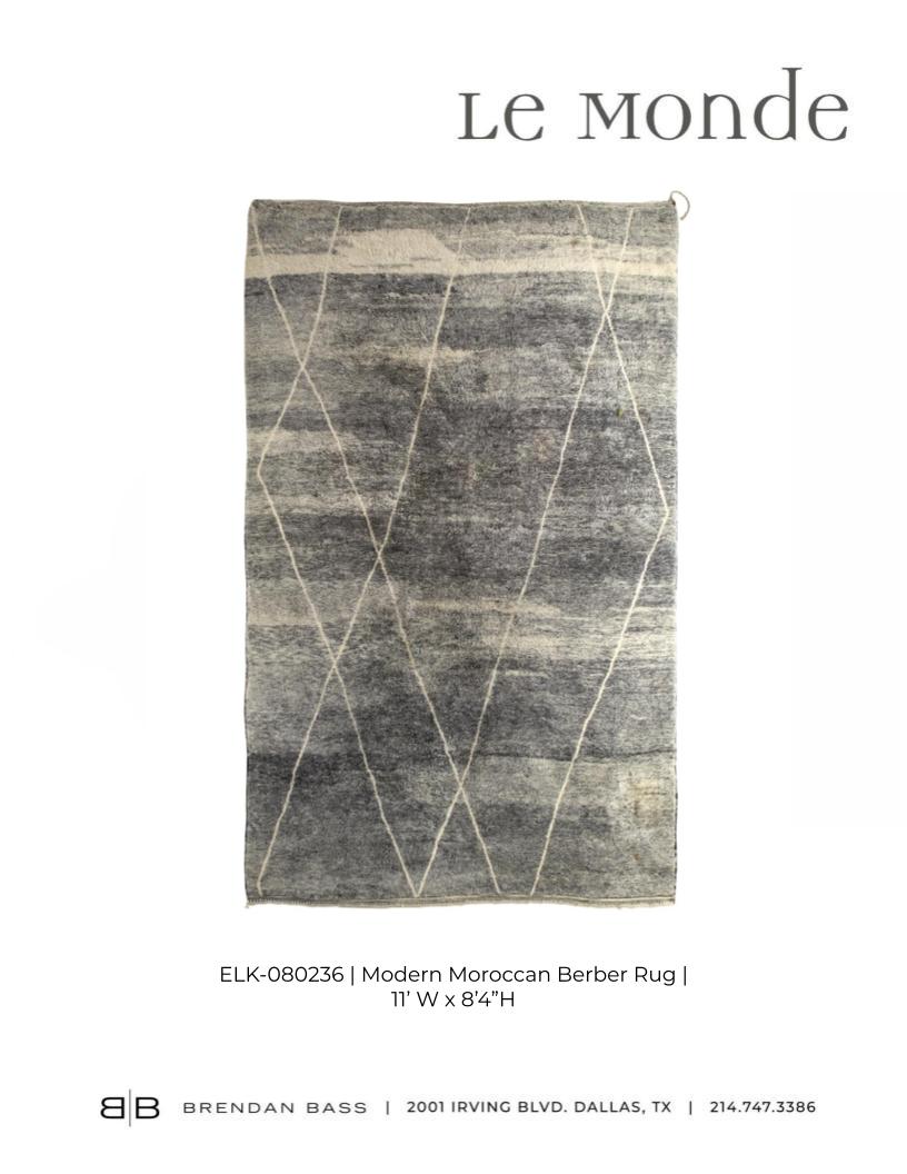 Modern Moroccan Berber Rug