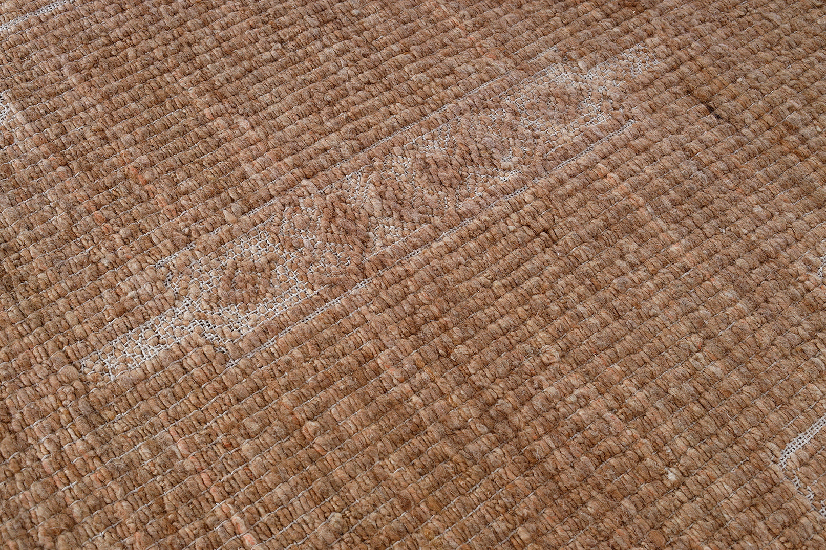Nuetral Geometric Moroccan Flat Weave Area Rug