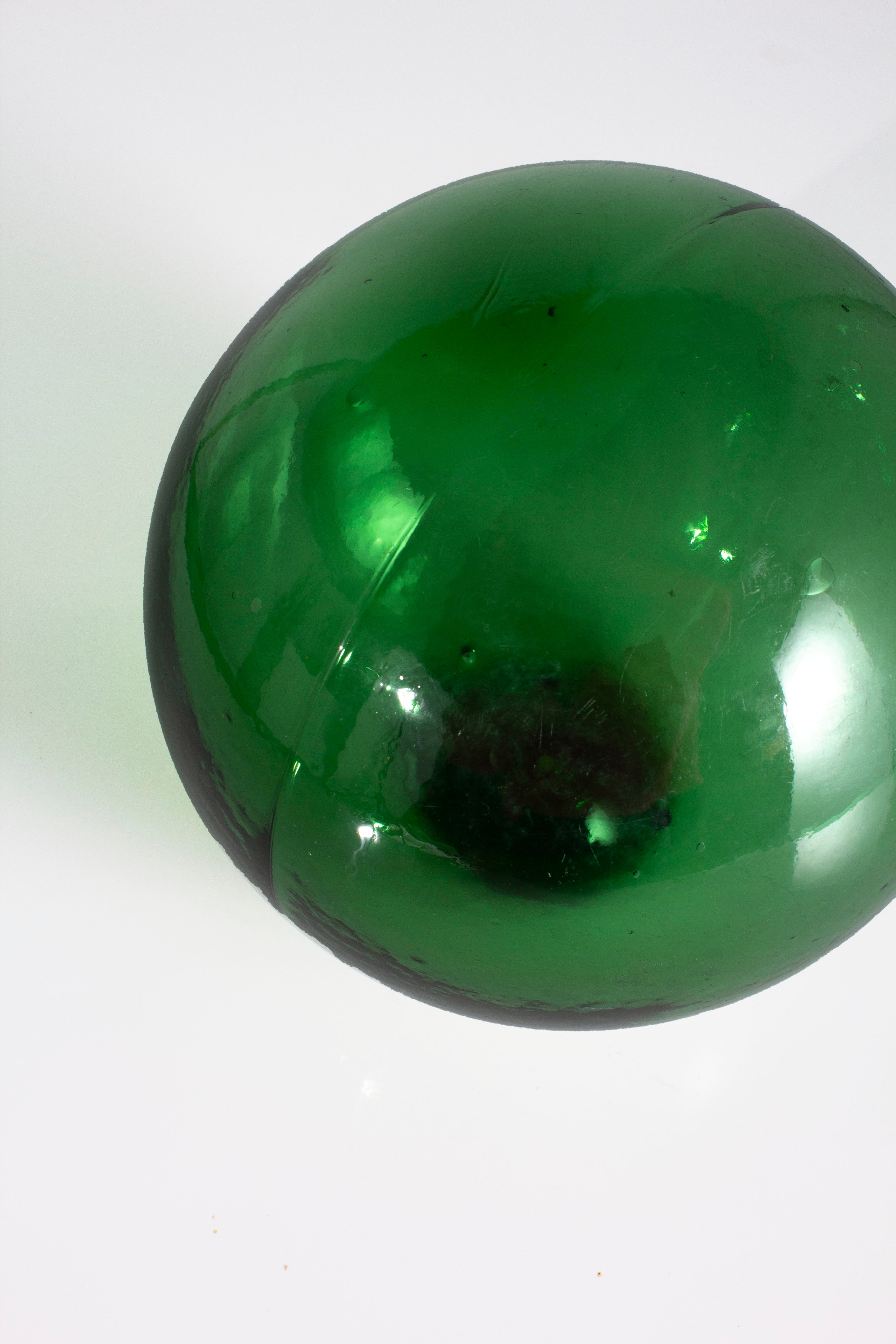 Green Glass Orb