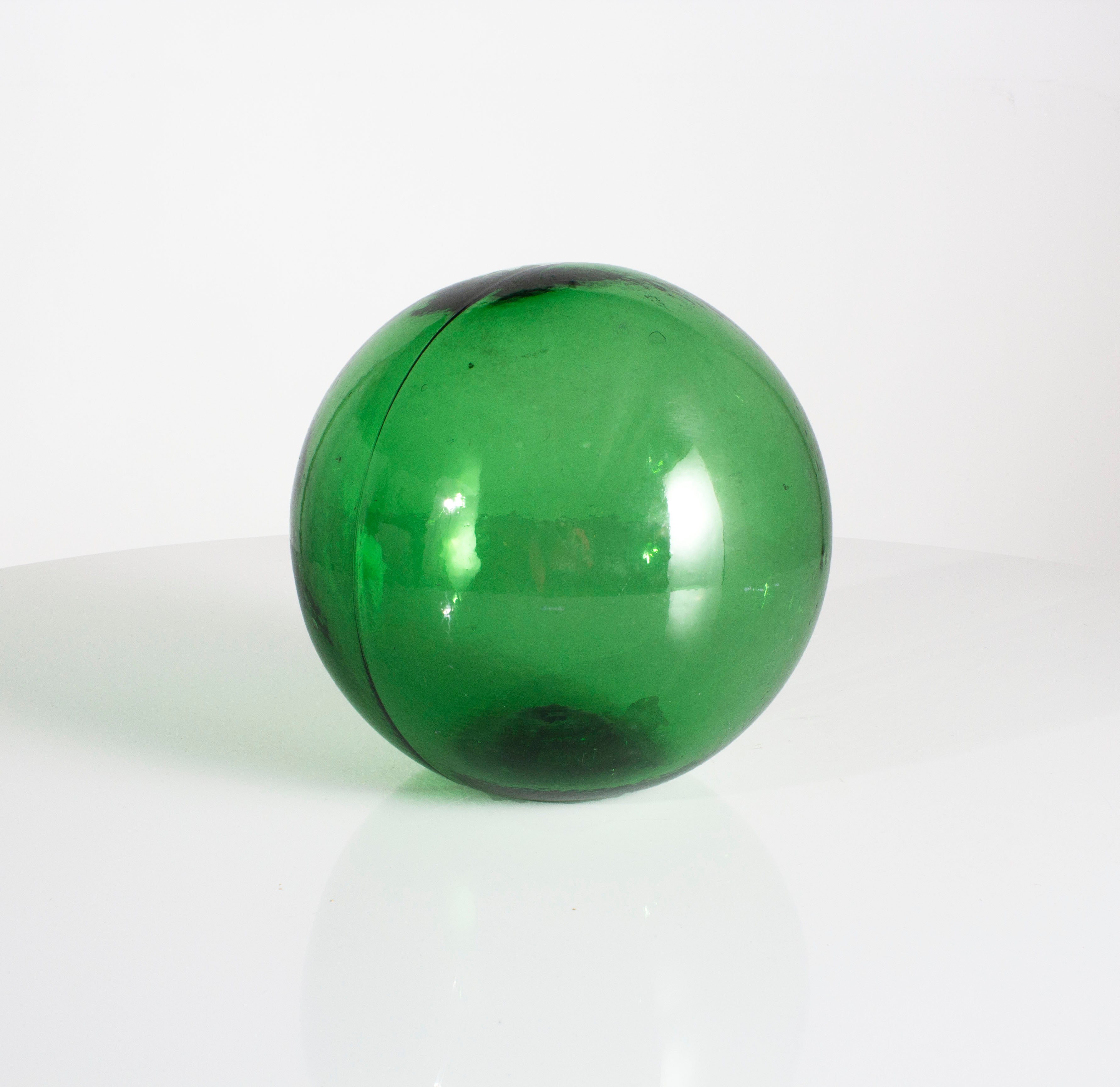 Green Glass Orb