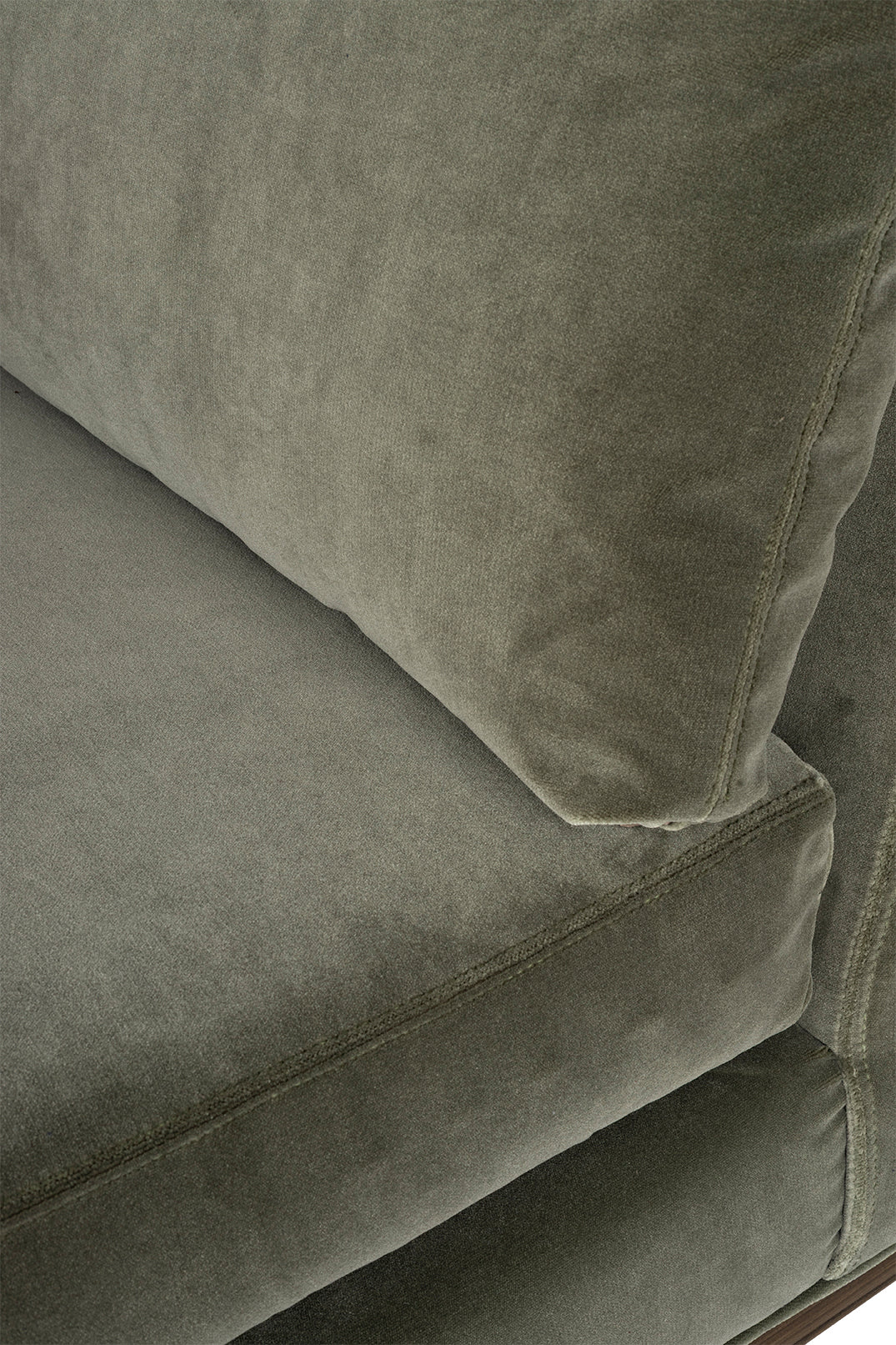 Transitional Mohair Armless Chair