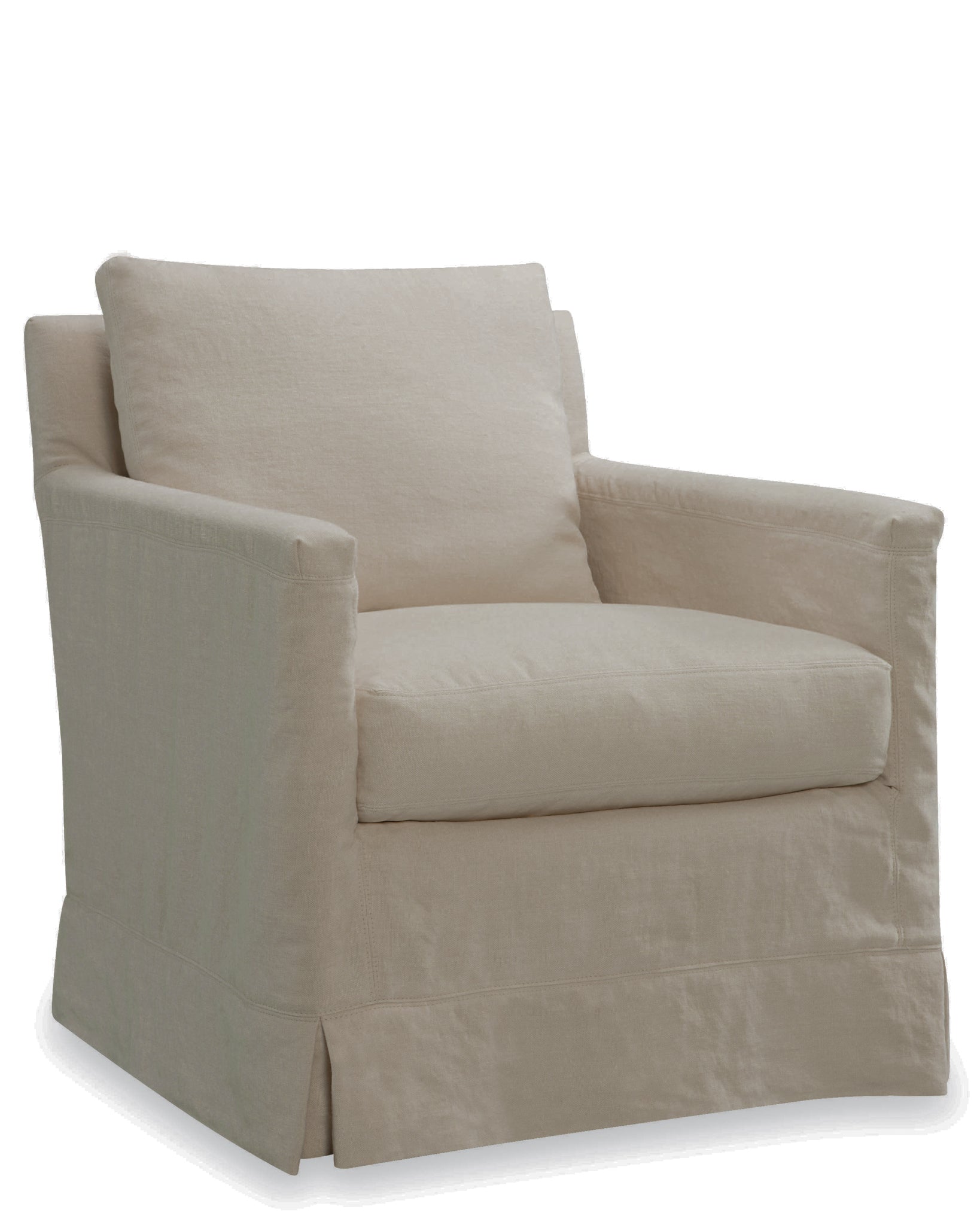 Transitional Slipcover Chair