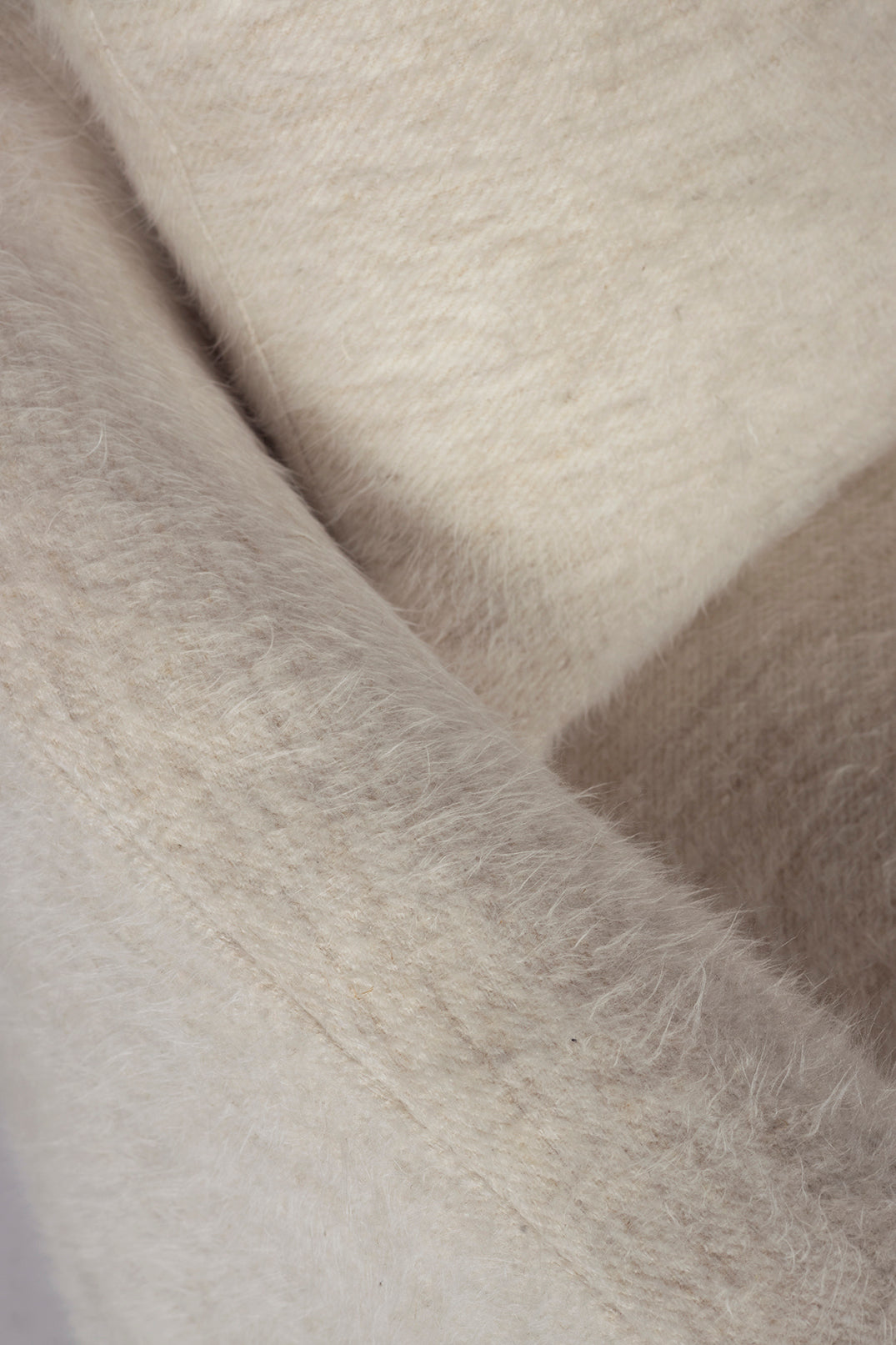 Fuzzy White Transitional Swivel Chair