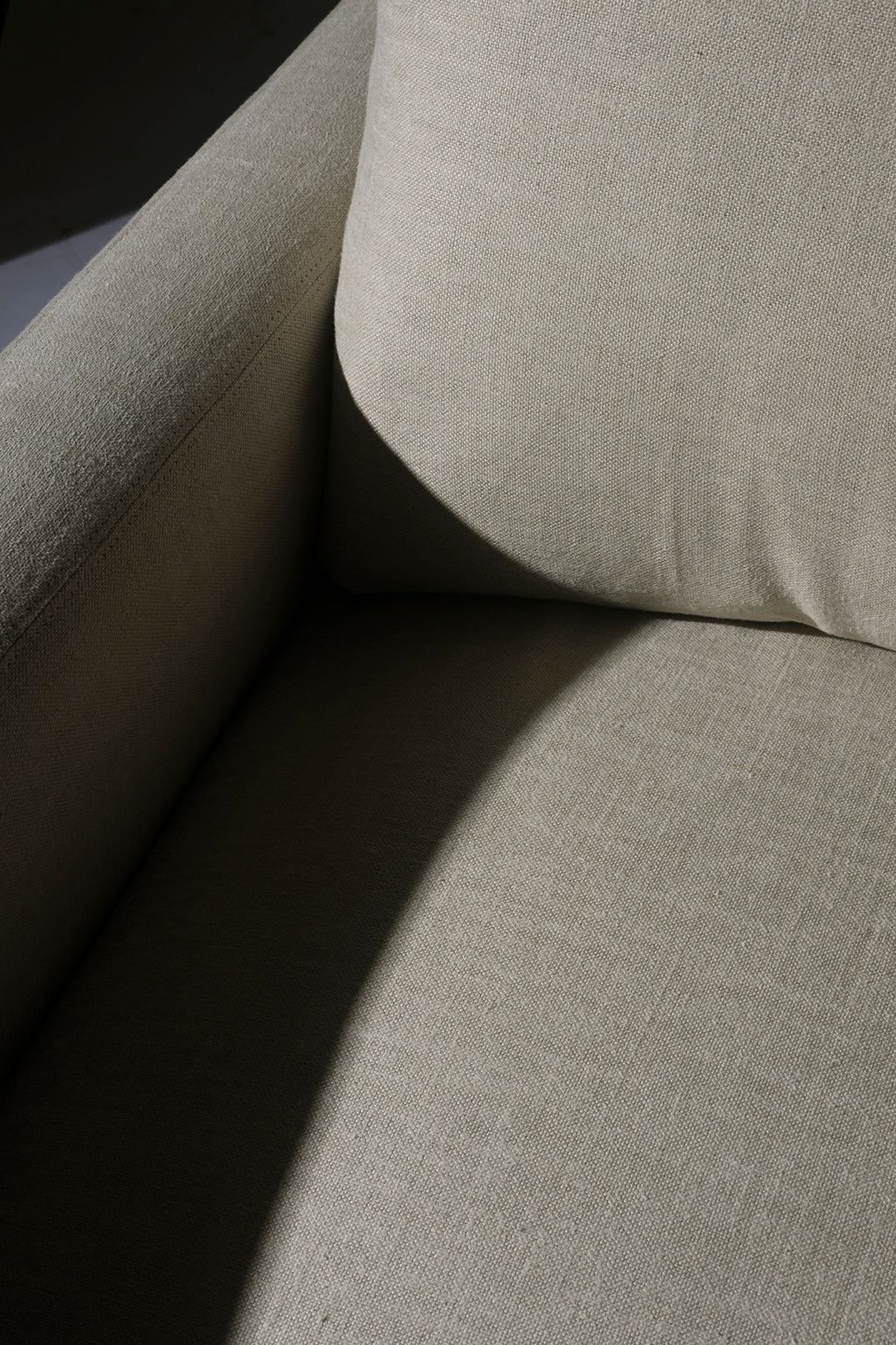Transitional Bullion Fringe Sofa