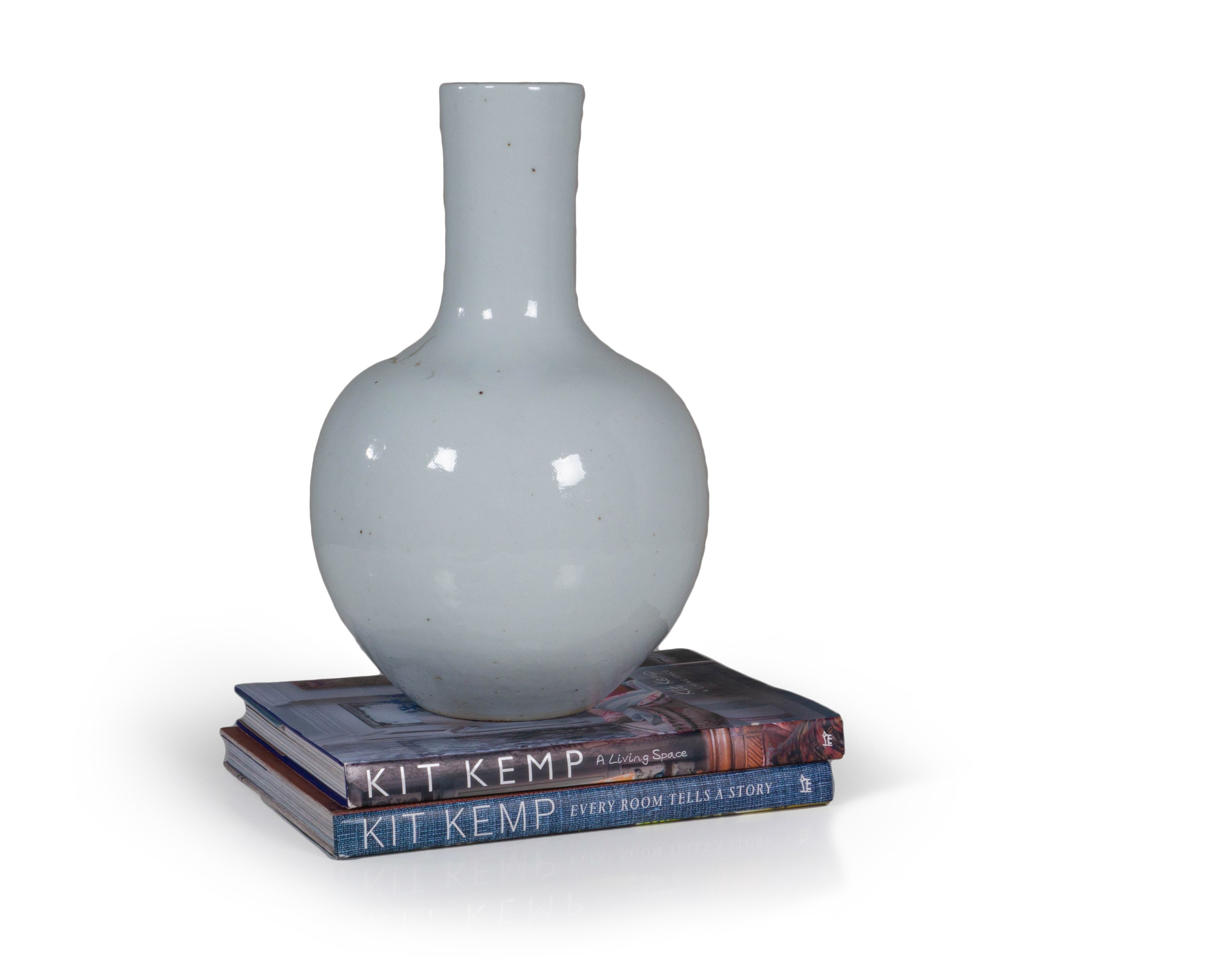 Small White Ceramic Vase