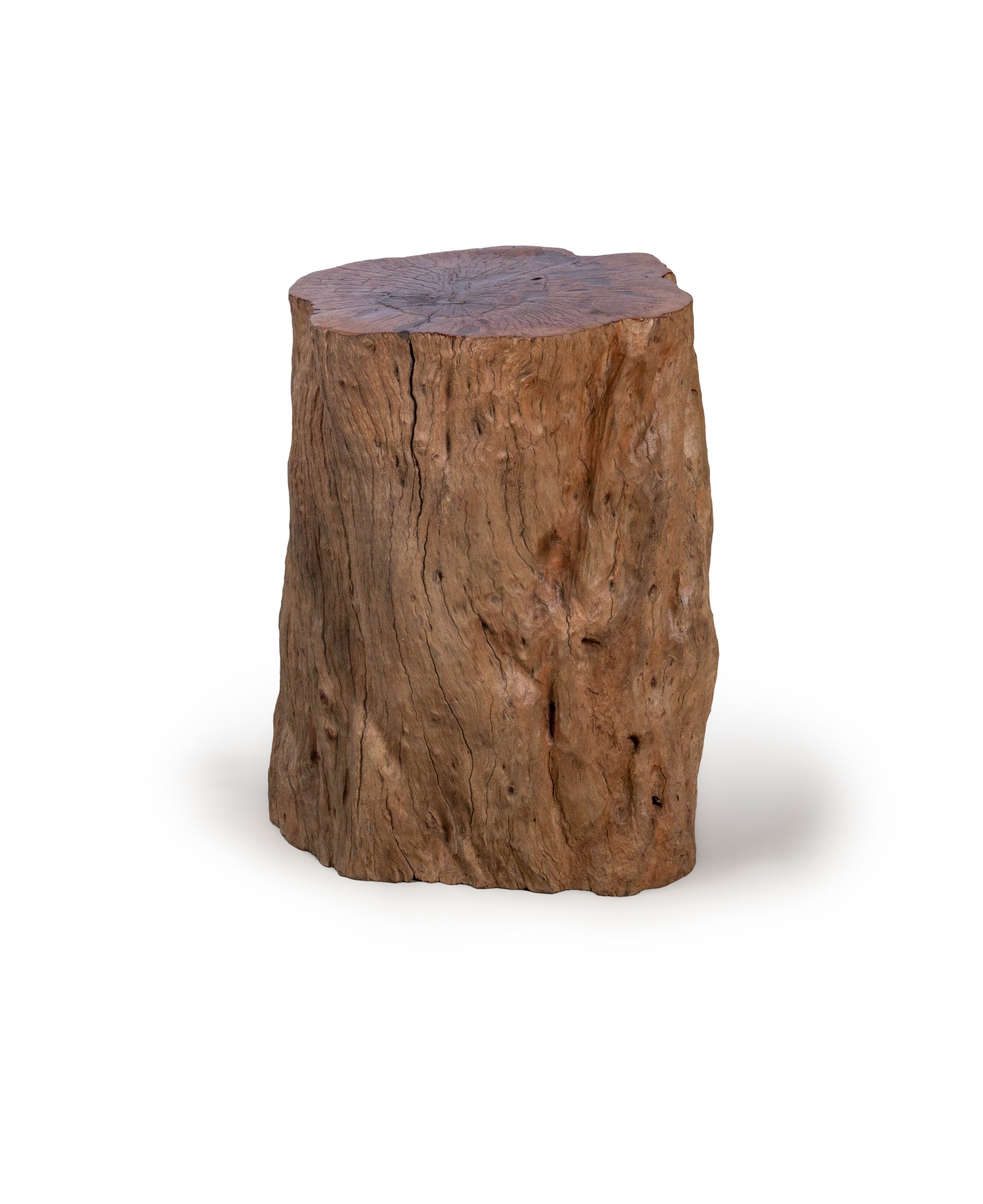 Lychee Wood Organic Form Side Table