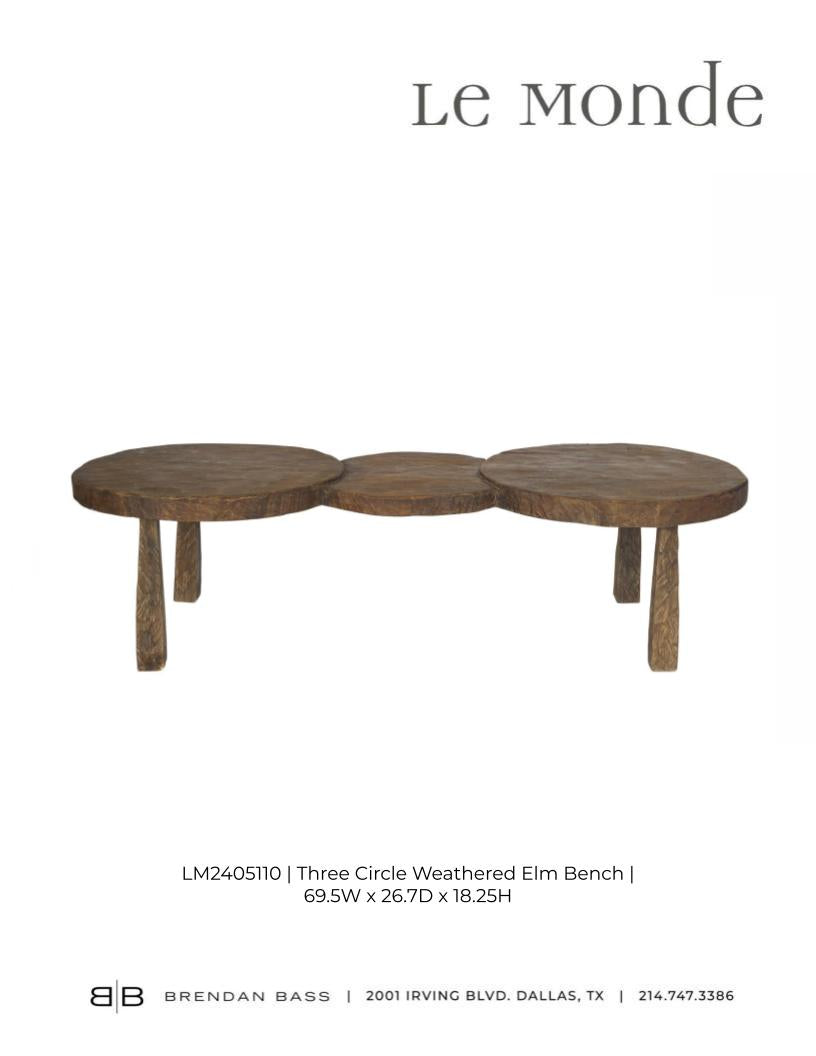 Three Circle Design Coffee Table
