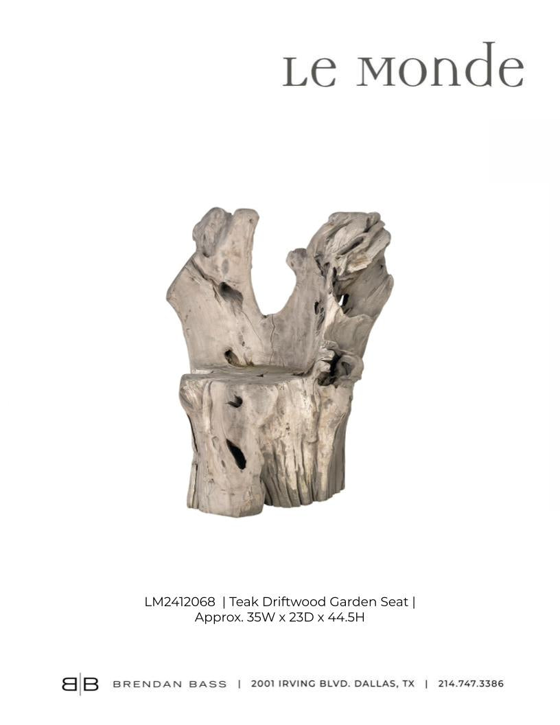 Teak Rootwood Garden Seat