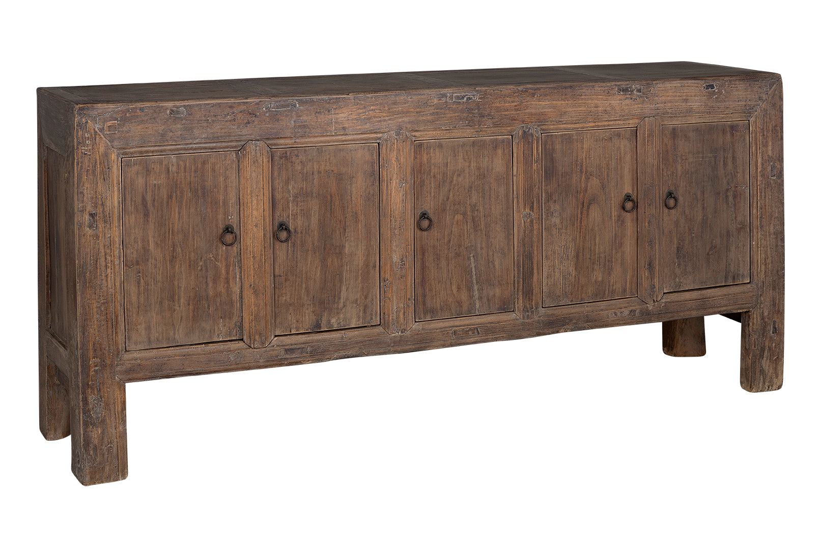 Organic Modern Five Door Elm Server