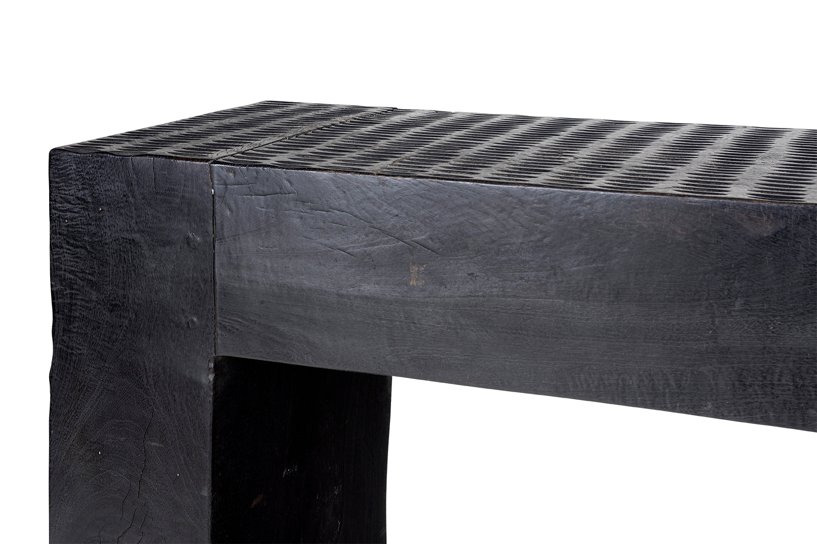 Carved Wood Console Table