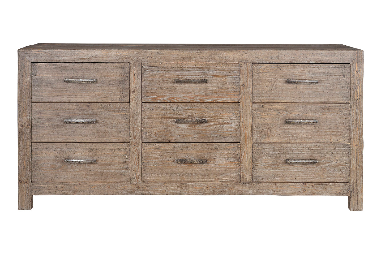 Nine Drawer Reclaimed Elm Dresser
