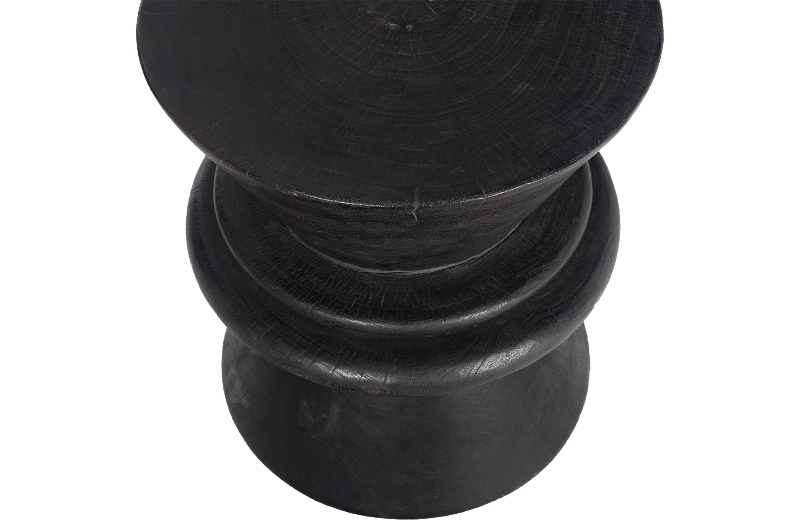 Modern Ebonized Wood Side Table