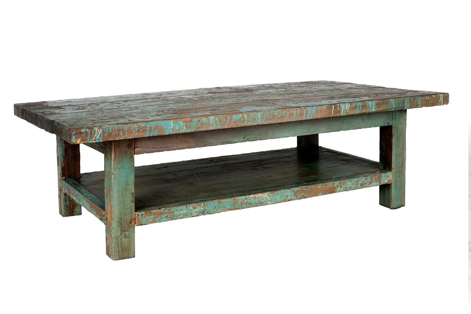Vintage Coffee Table in Original Paint Patina