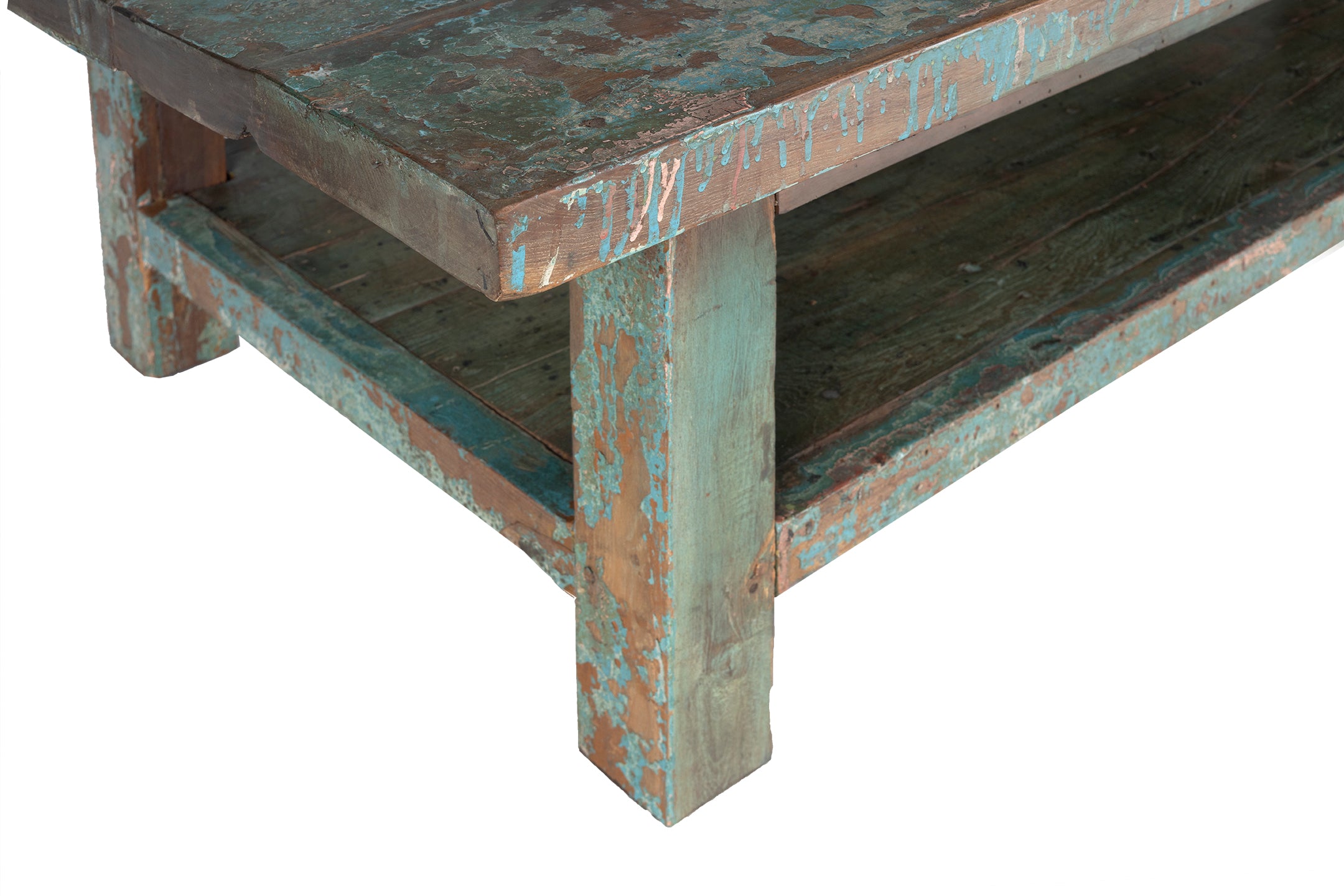 Vintage Coffee Table in Original Paint Patina