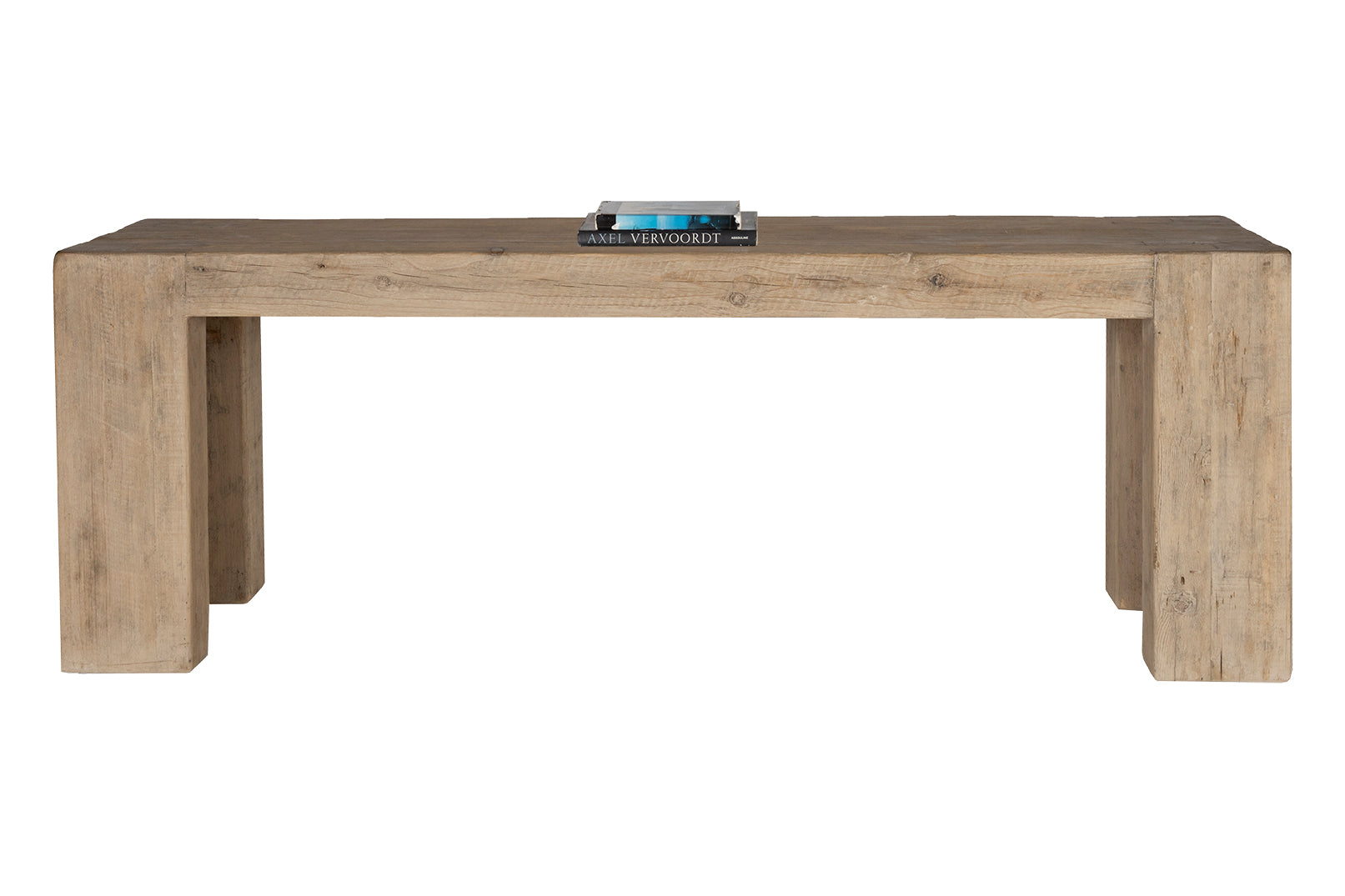Reclaimed Elm Parsons Style Wood Console