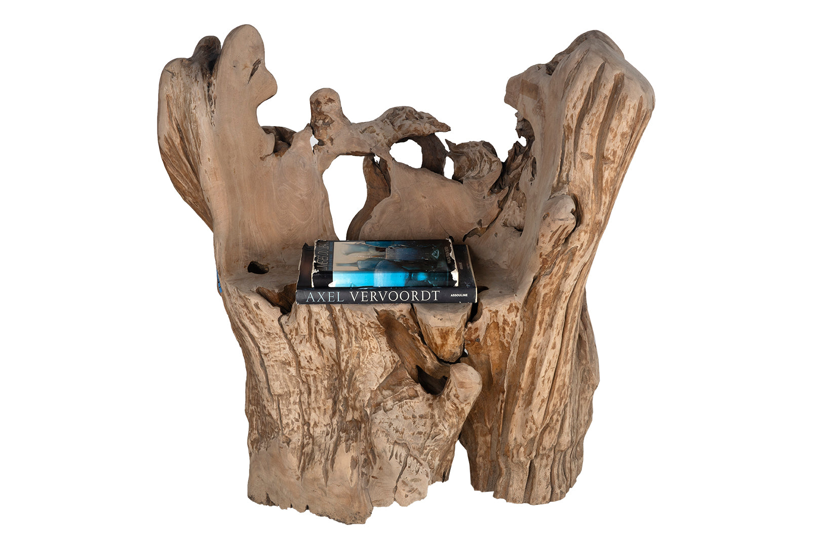 Organic Modern Teak Wood Garden Steat