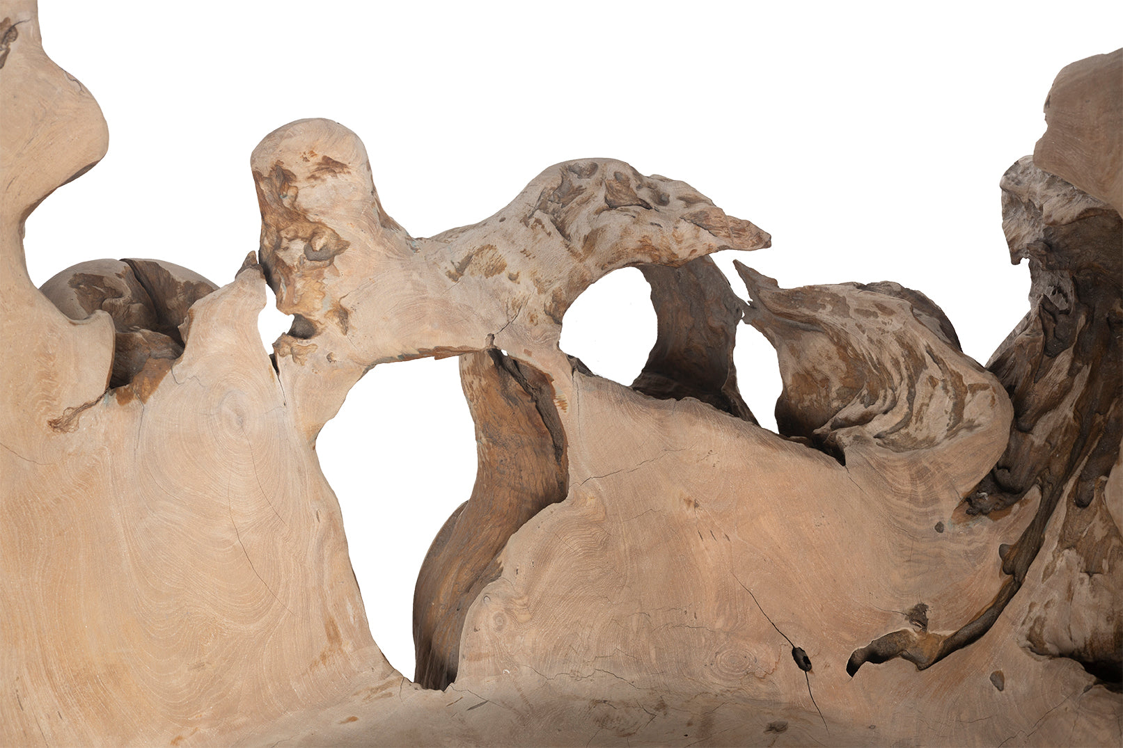 Organic Modern Teak Wood Garden Steat