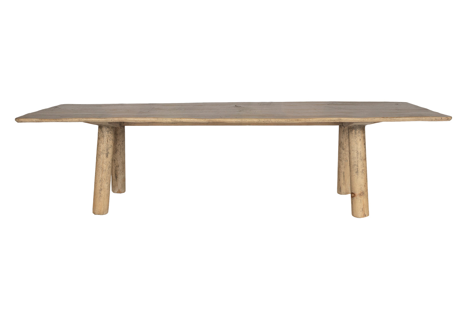 Reclaimed Elm Dining table with Limb Legs
