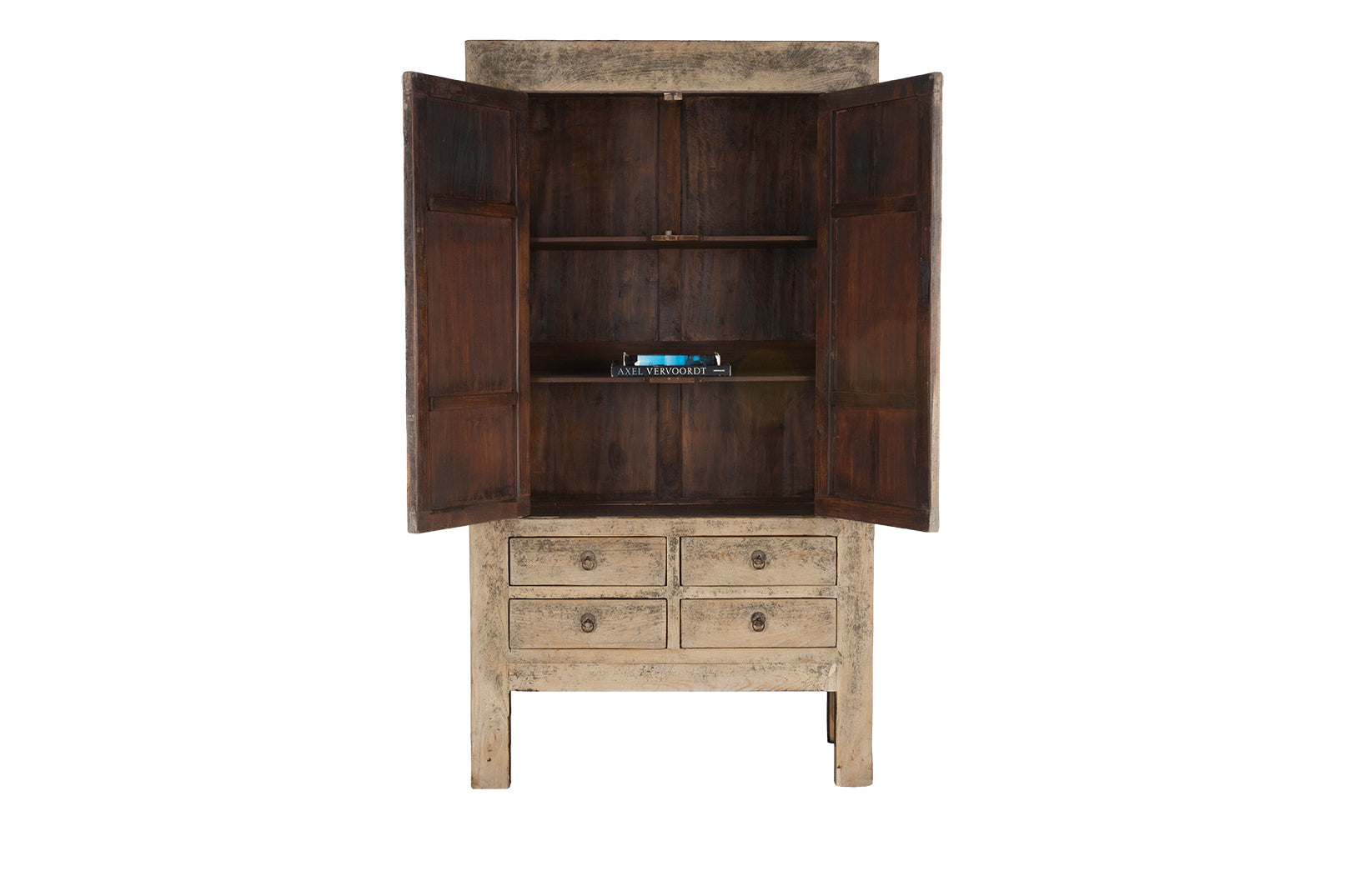 Two Door Reclaimed Elm Armoire