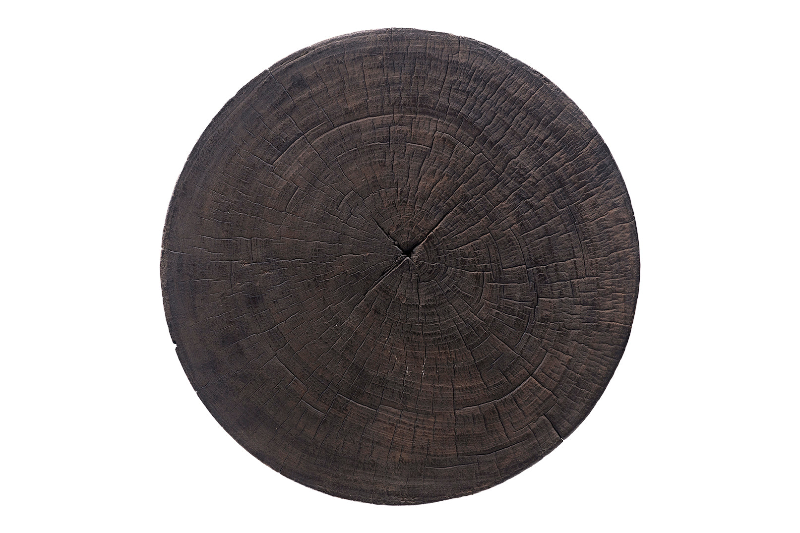 Reed Detail Tapered Side Table