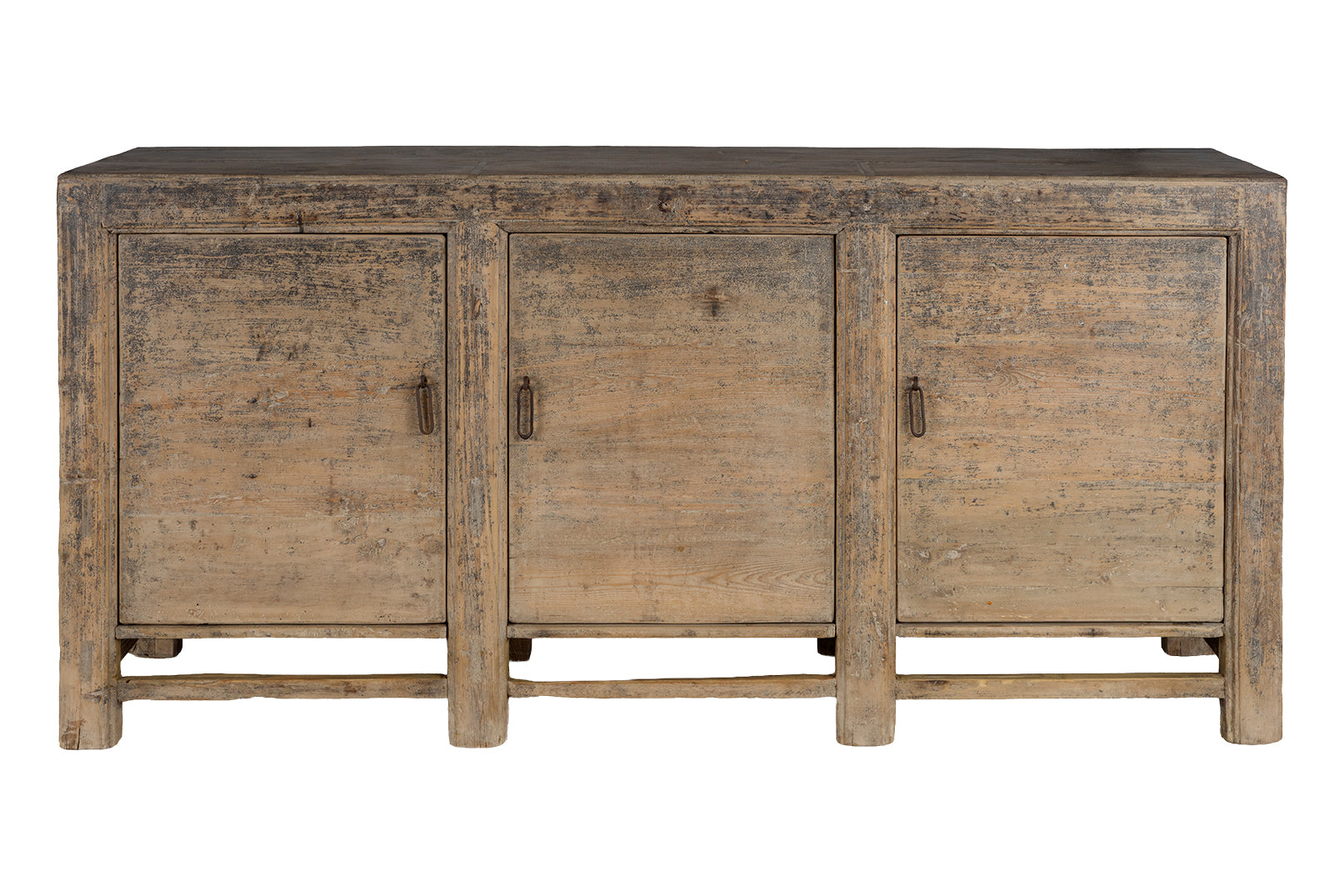 Three Door Server in Reclaimed Elm