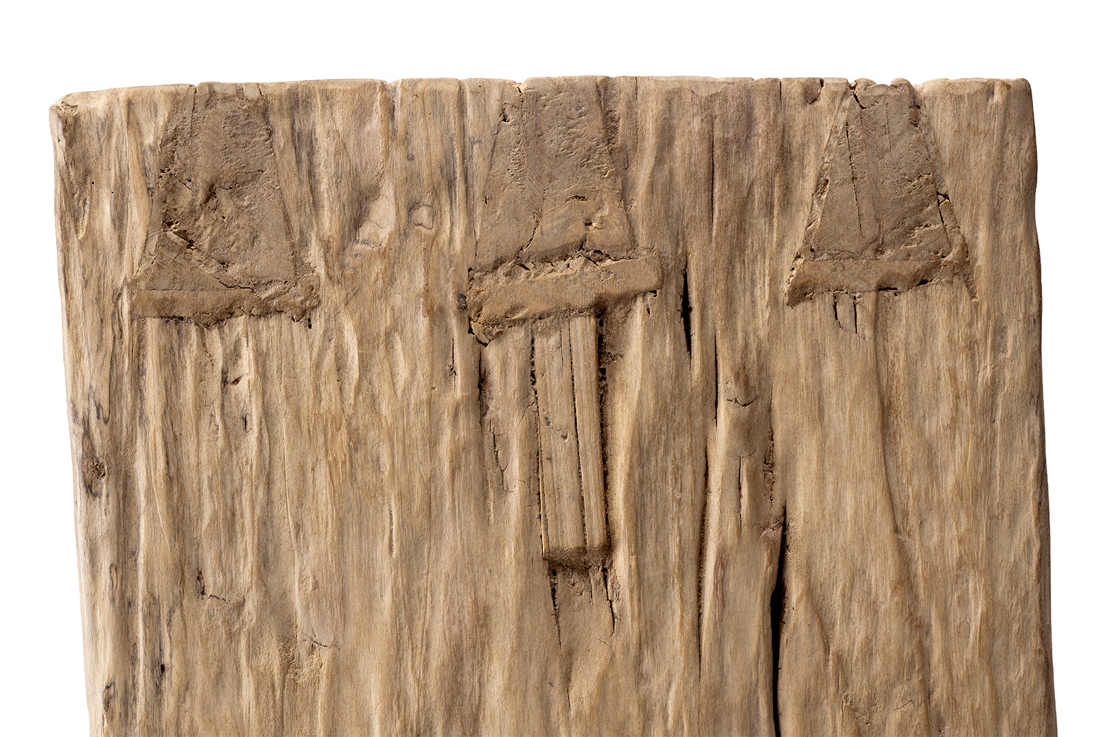 Organic Bleached Elm Waterfall Console