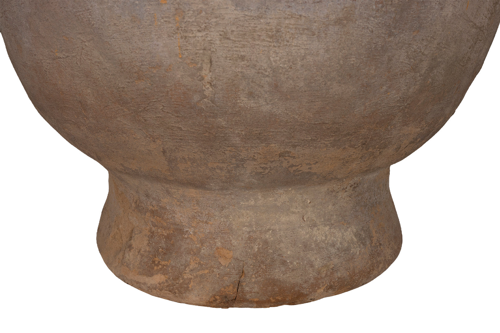 Monumental Terra Cotta Vase with Stamped Detail
