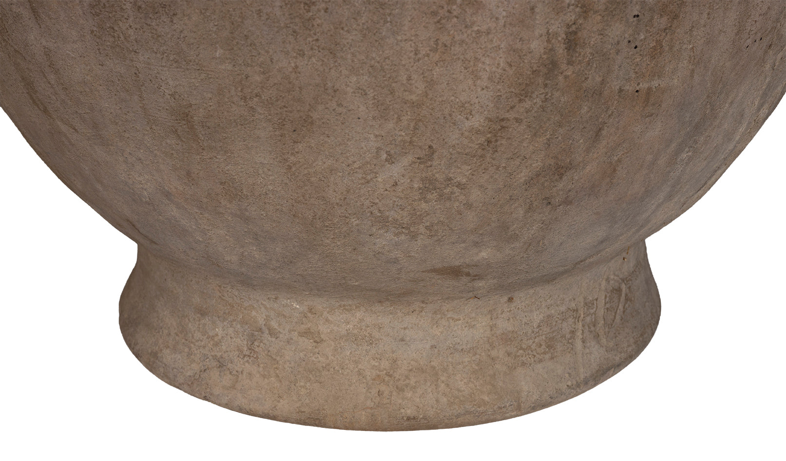 Monumental Terra Cotta Vase with Stamped Detail