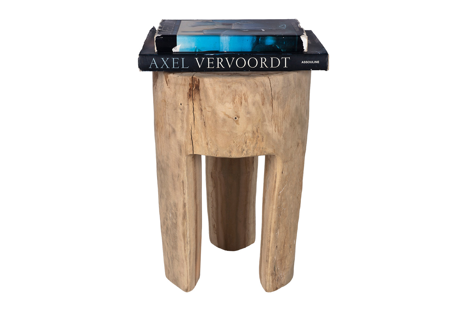 Hand Carved Wood Stool