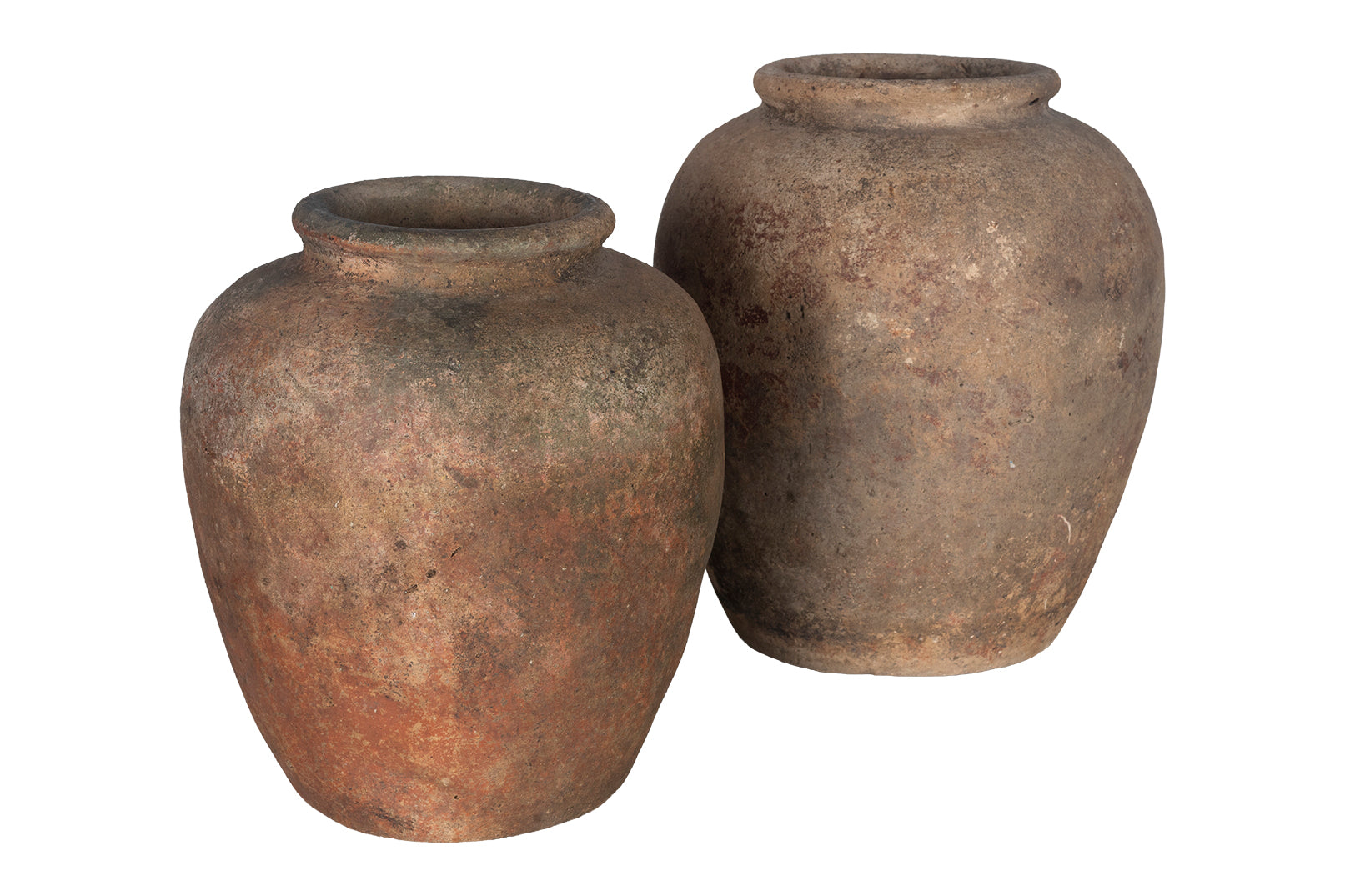 Terra Cotta Pot with Distressed Finish