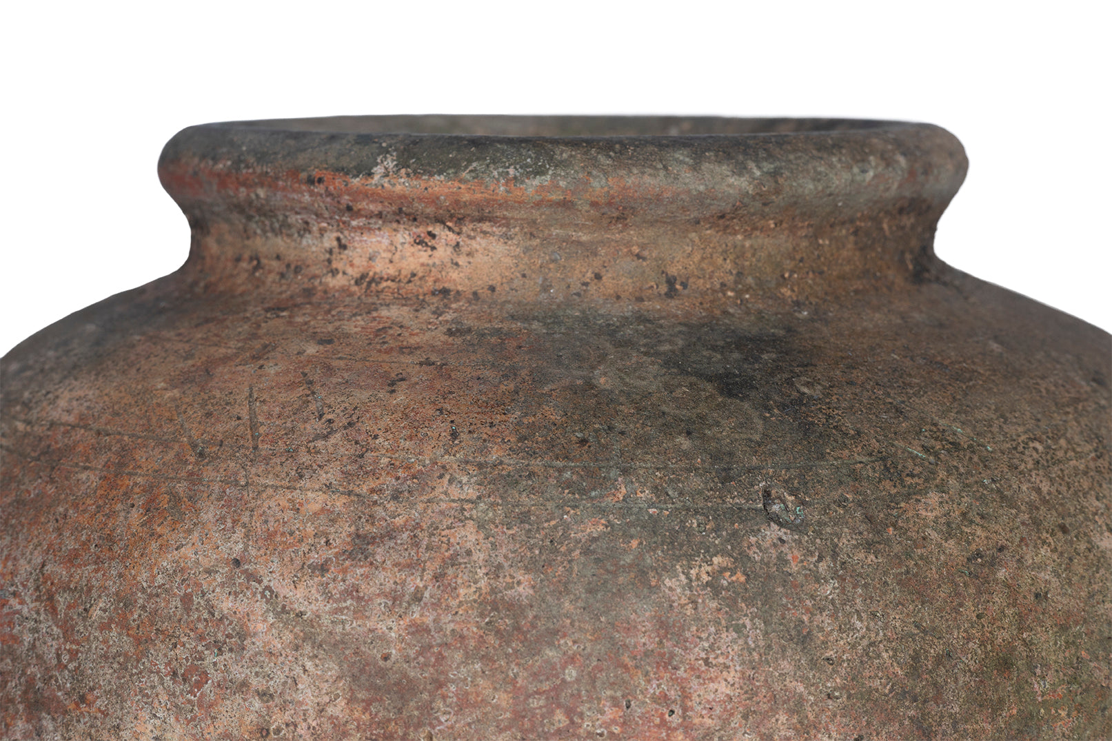 Terra Cotta Pot with Distressed Finish