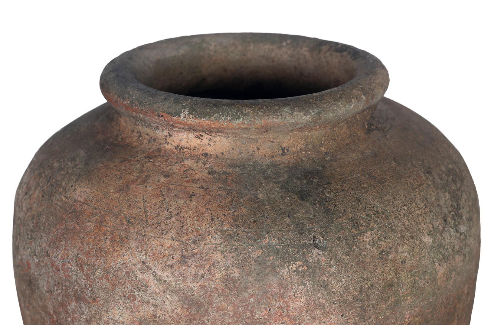 Terra Cotta Pot with Distressed Finish