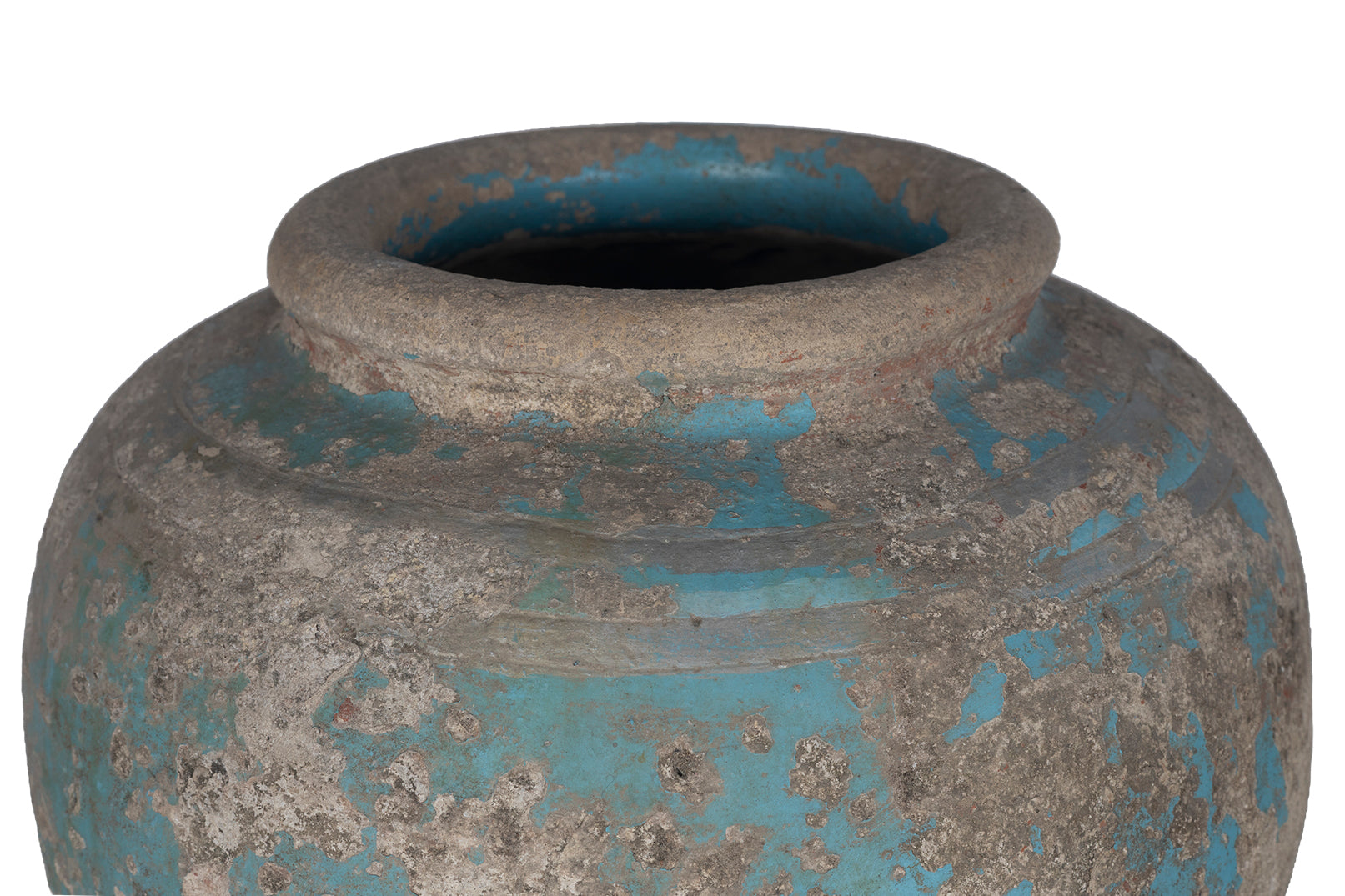 Terra Cotta Pot with Distressed Finish