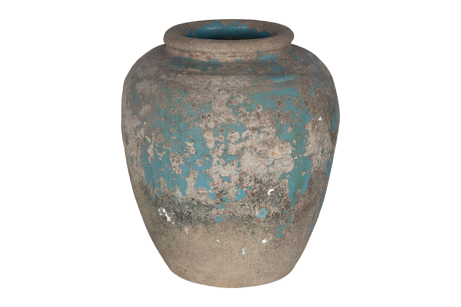 Terra Cotta Pot with Distressed Finish