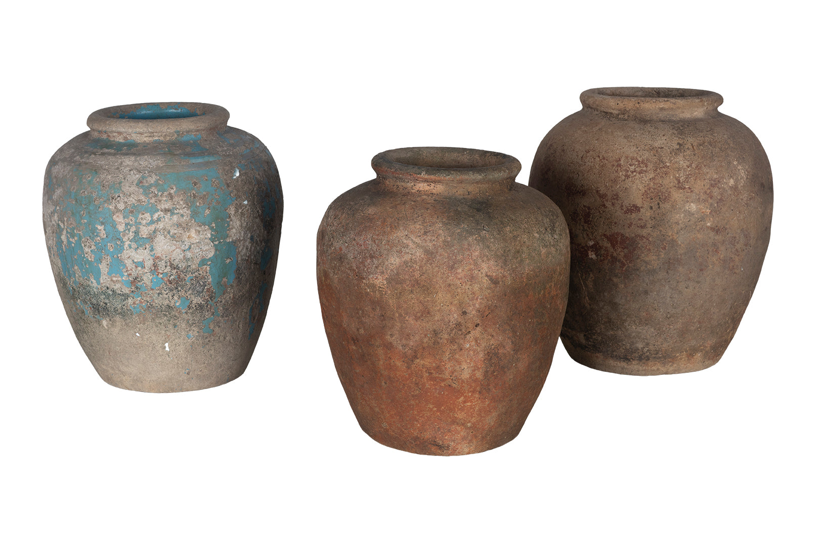 Terra Cotta Pot with Distressed Finish