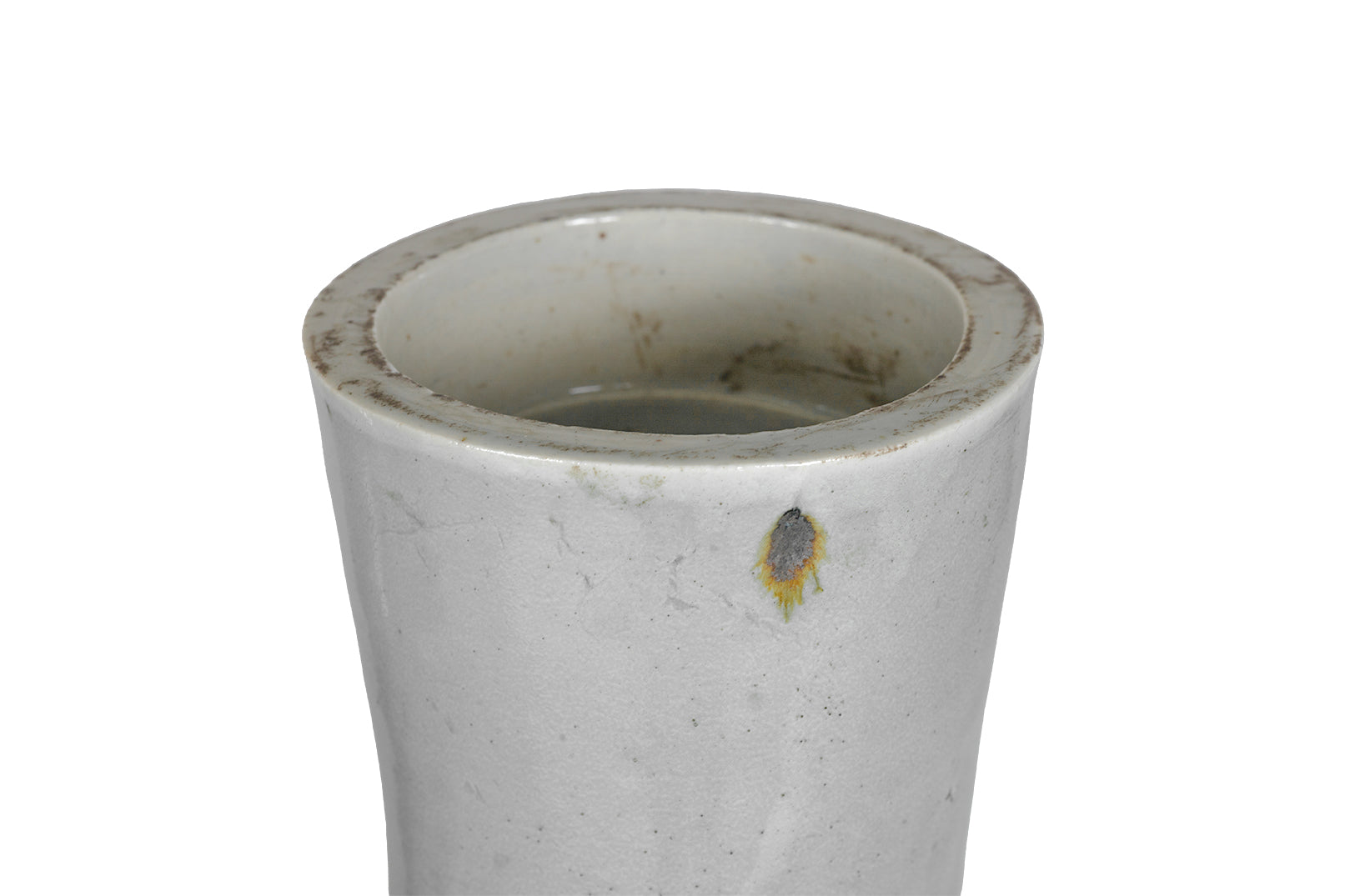 White Gazed Vase