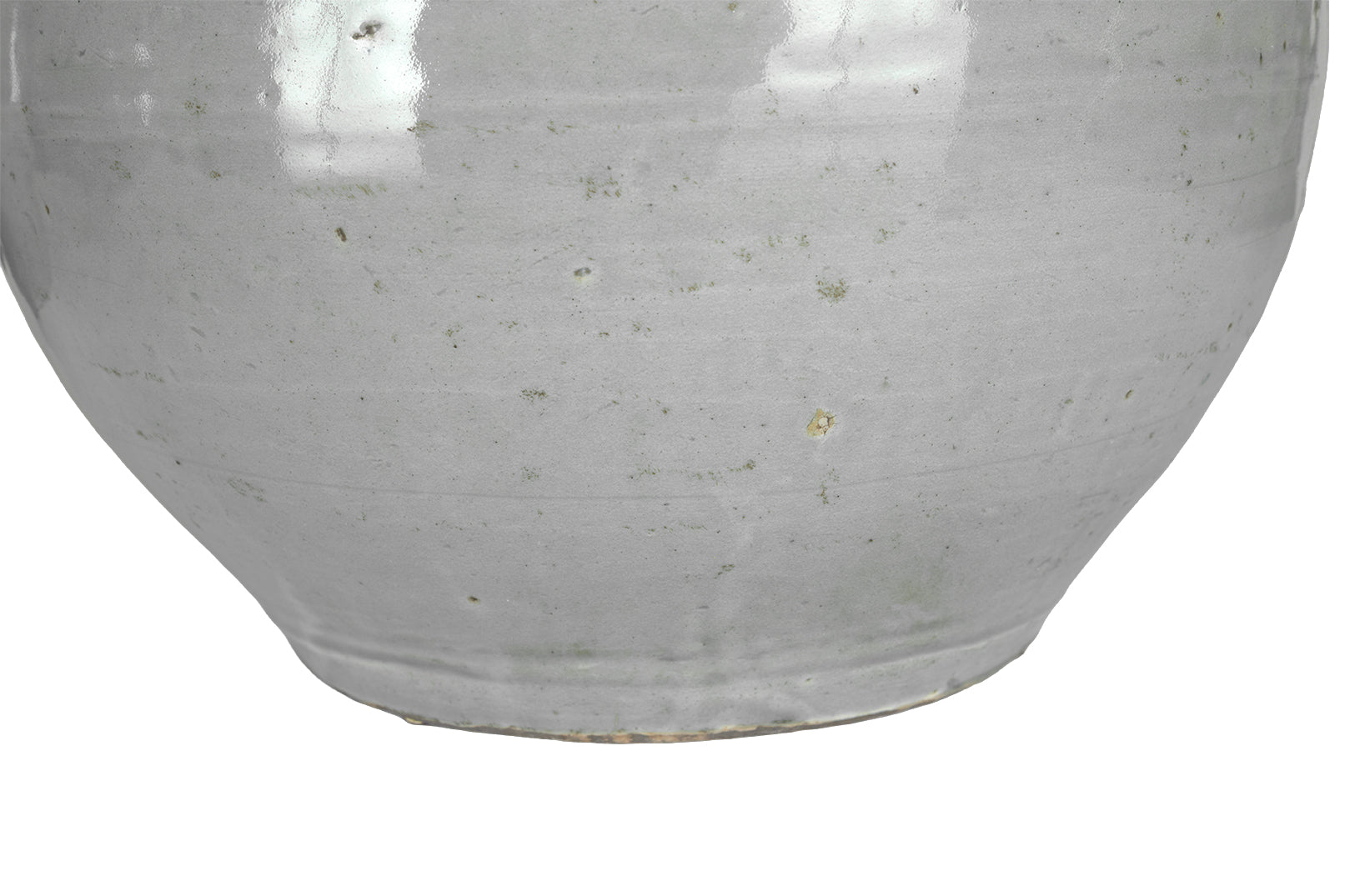 White Gazed Vase