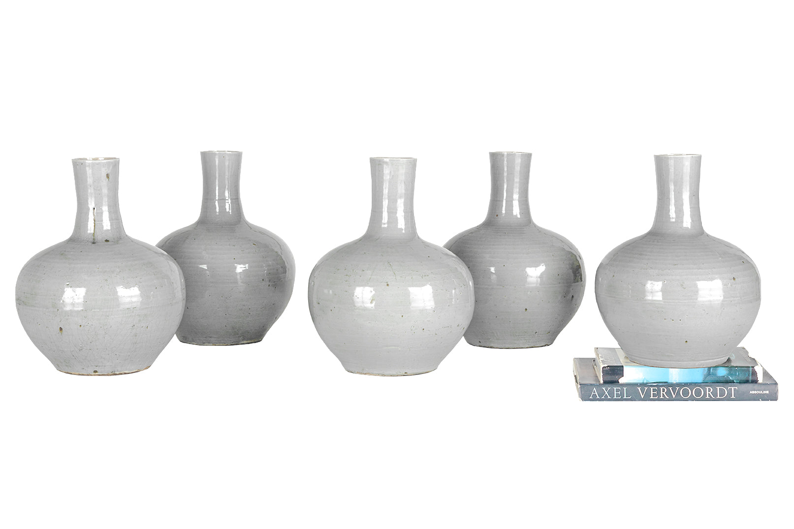 White Gazed Vase