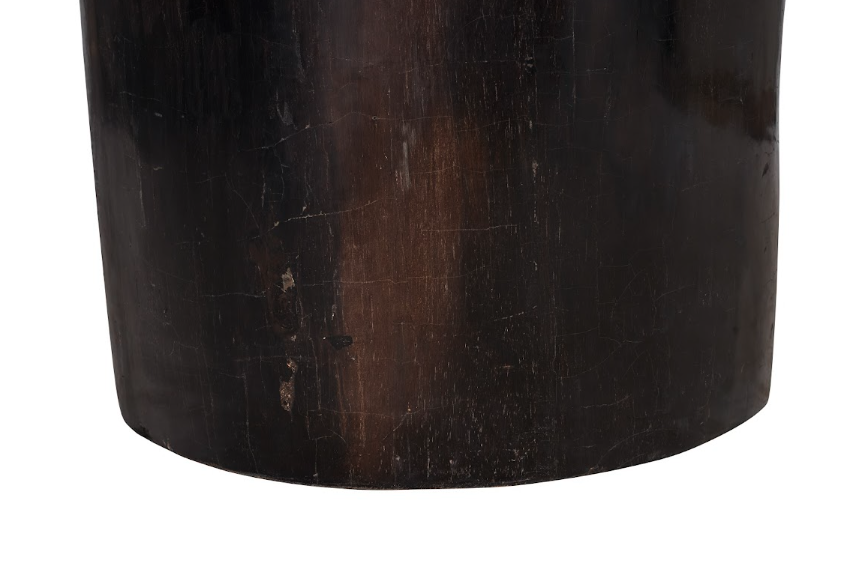 Petrified Onyx Solid Stone Side Table