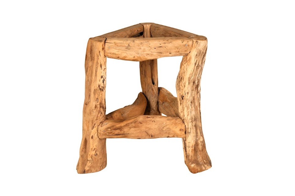 Vintage Trunk Triangular Table Base
