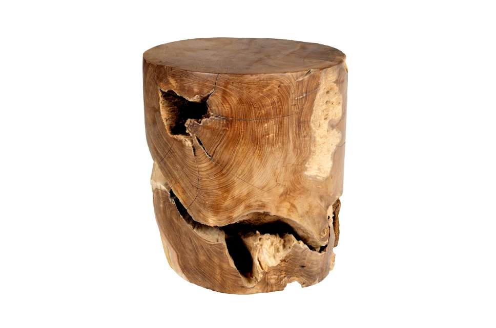 Organic Form Tropical Hardwood End Table