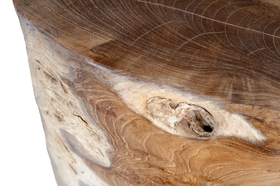 Organic Form Tropical Hardwood End Table