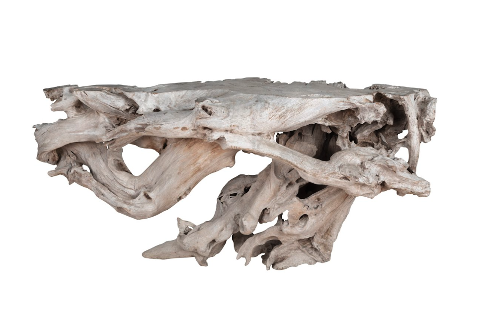 Organic Form Teak Console Table