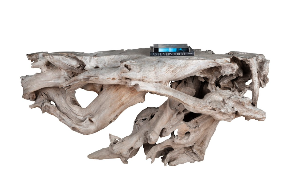 Organic Form Teak Console Table