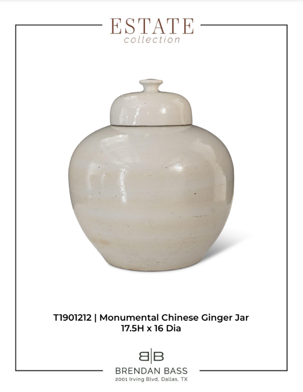 Monumental Chinese Ginger Jar