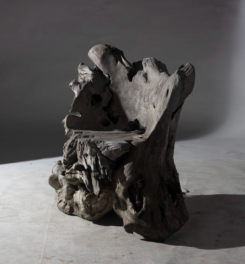 Teak Root Wood Garden Seat